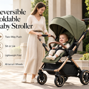 Reversible Foldable Baby Stroller