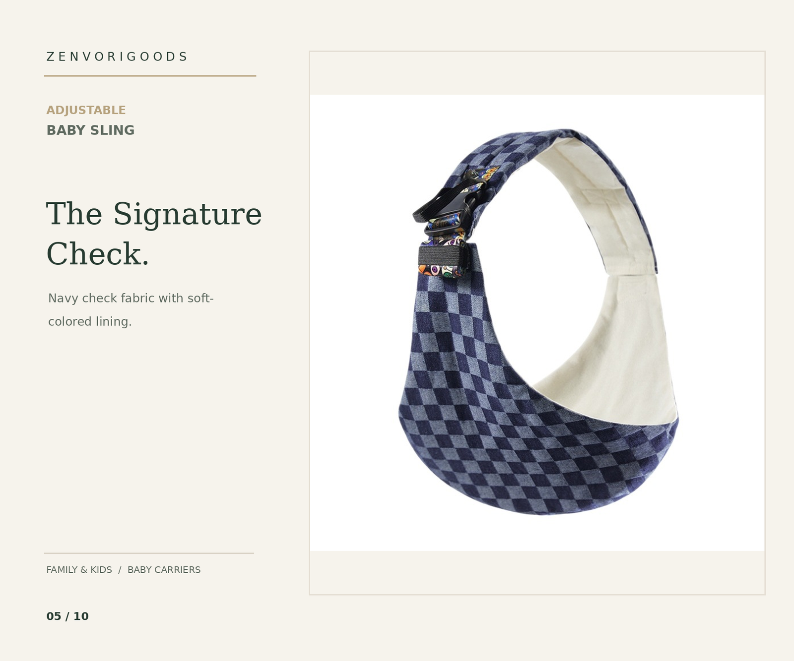 Adjustable Baby Sling Carrier - Image 13