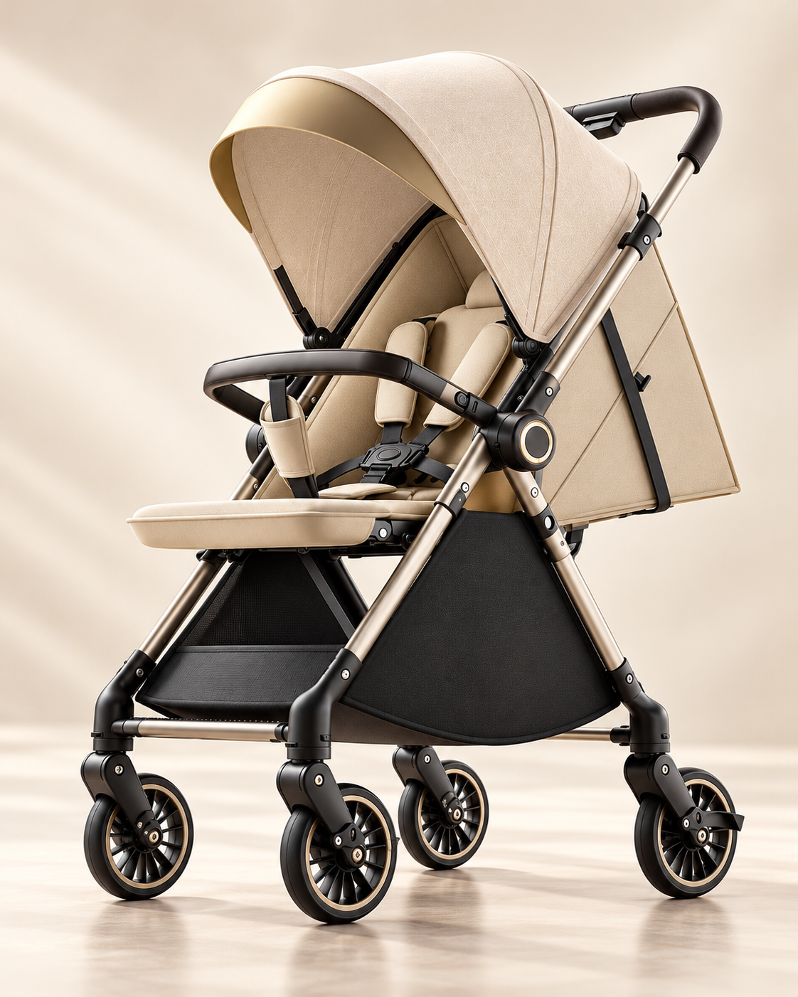 Champagne Gold baby stroller