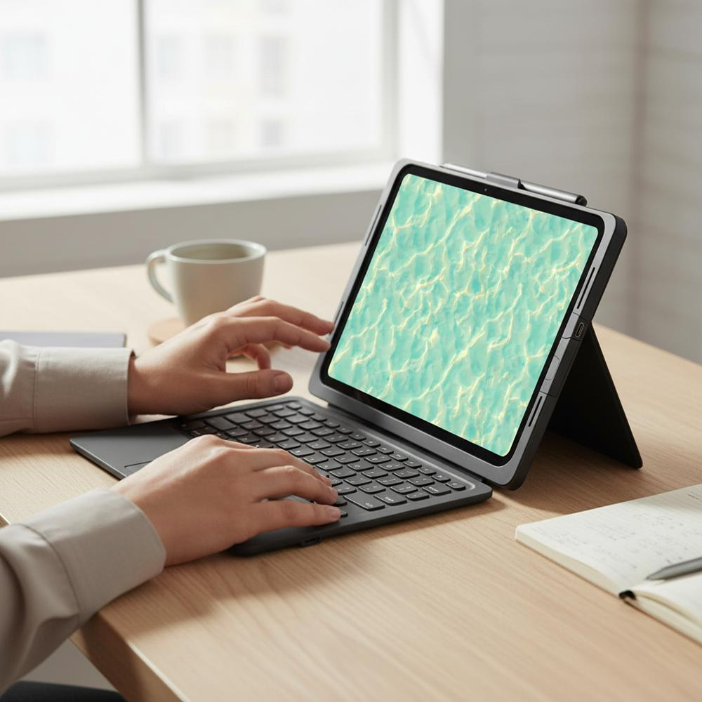 Direct Connect iPad Keyboard Case for everyday use