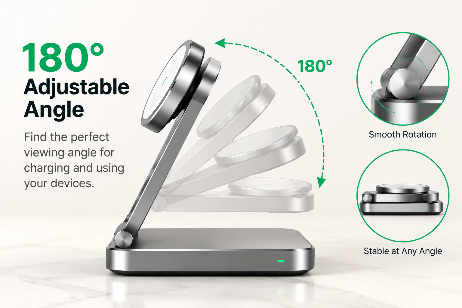 180 degree adjustable charging stand