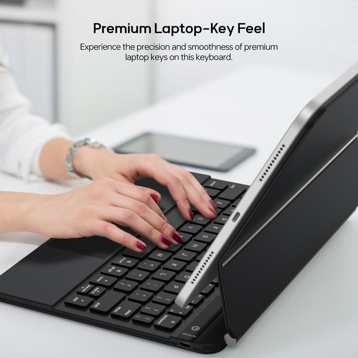 Direct Connect iPad Keyboard Case trackpad feature