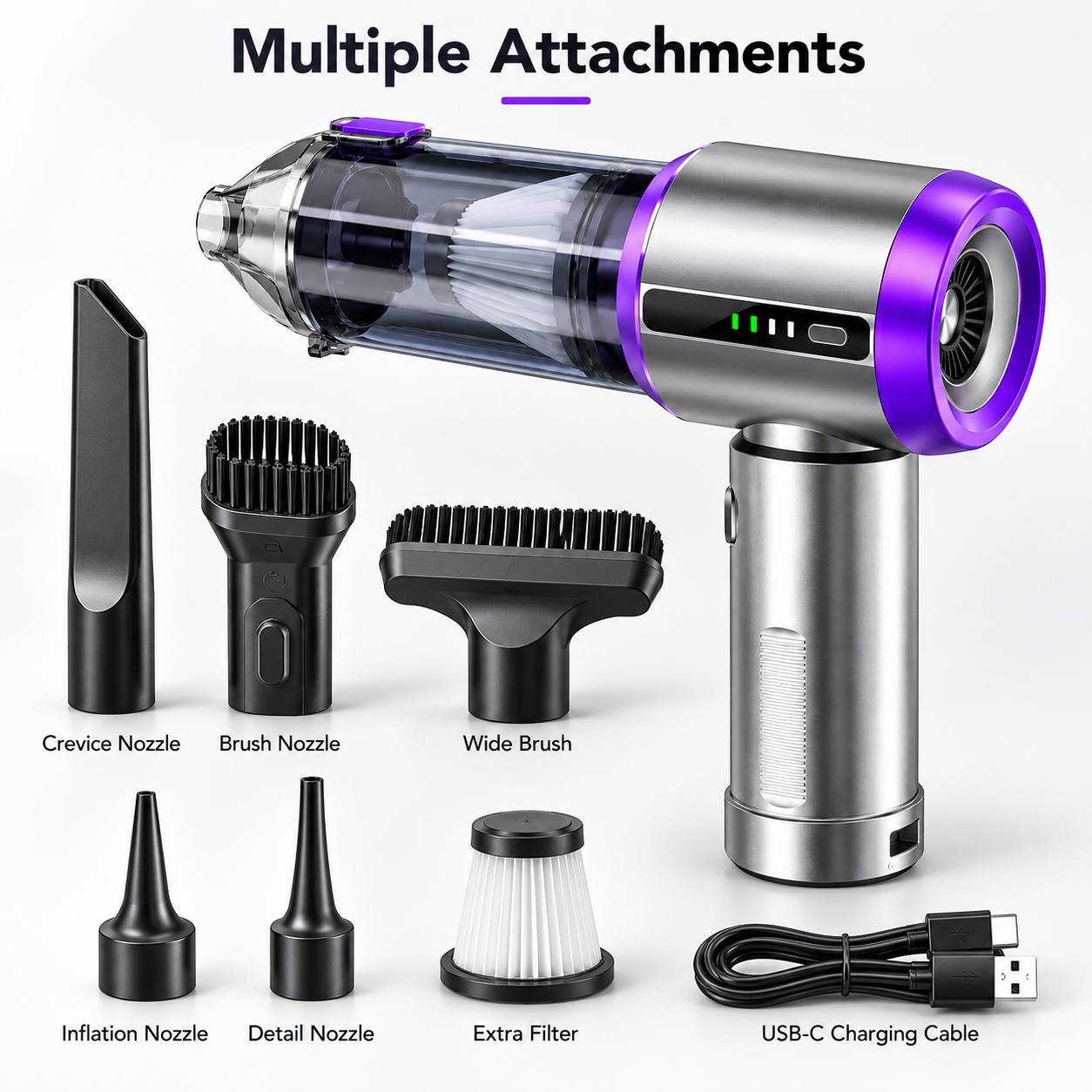 Cordless 2-in-1 Vacuum & Air Blower - Image 5