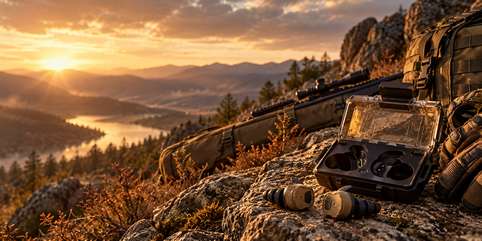Outdoor hunting scene