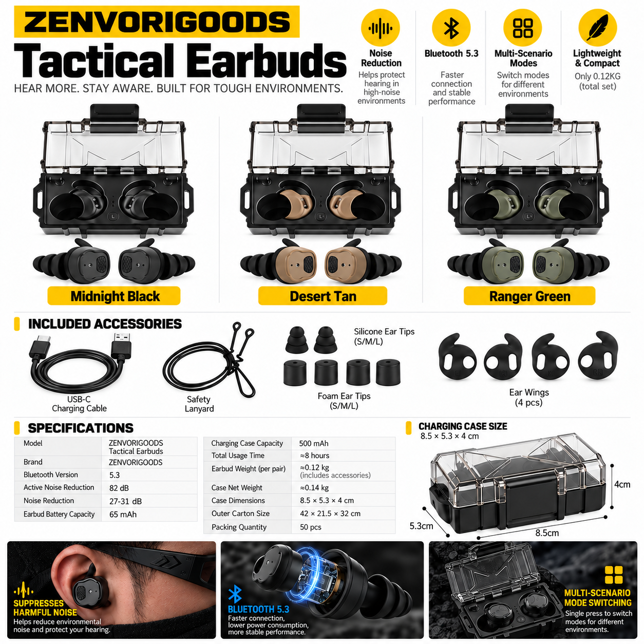Tactical Earbuds 8