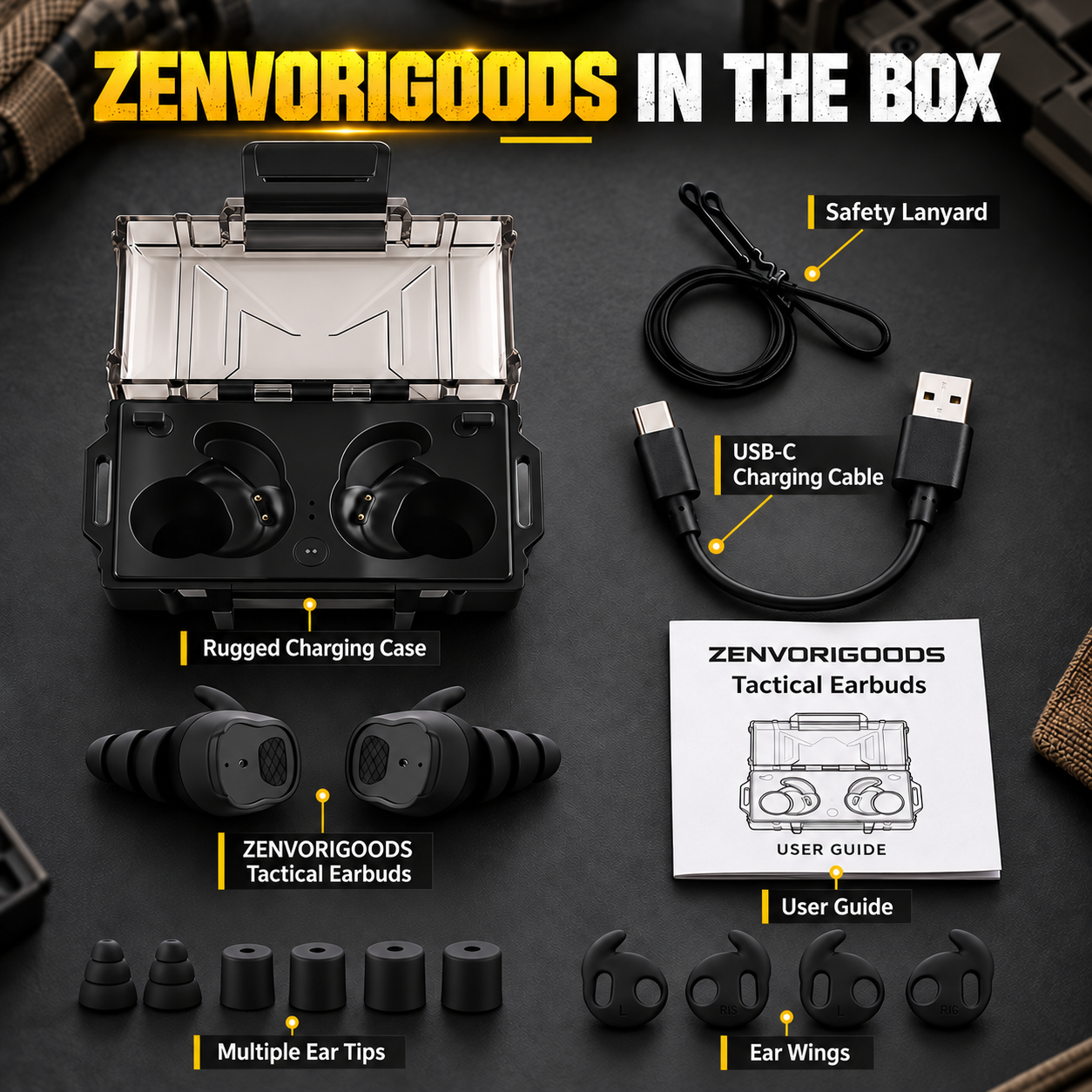 Tactical Earbuds 6