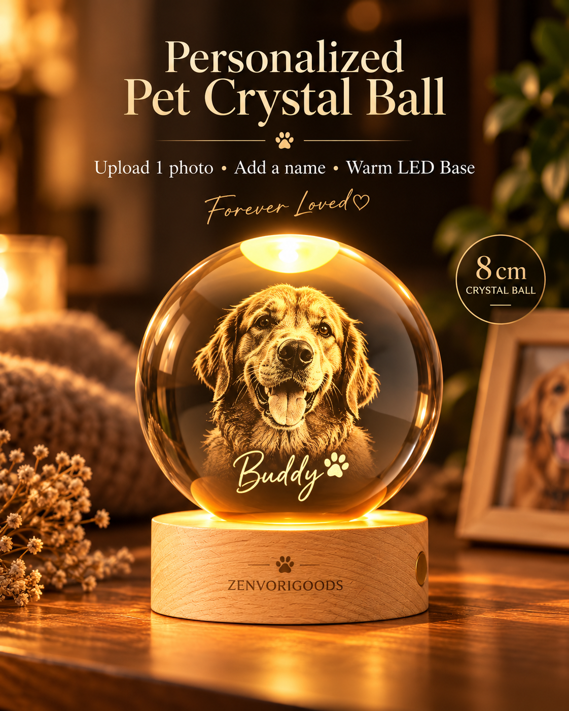 Personalized Pet Crystal Ball