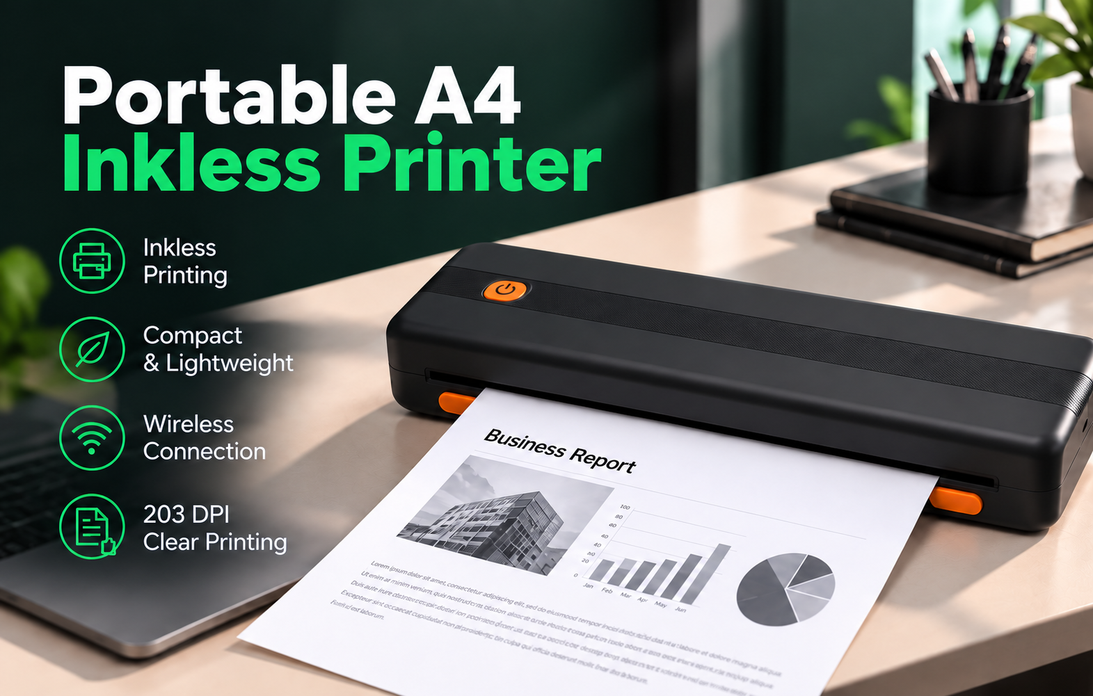 PrintGo X1 compact portable printer