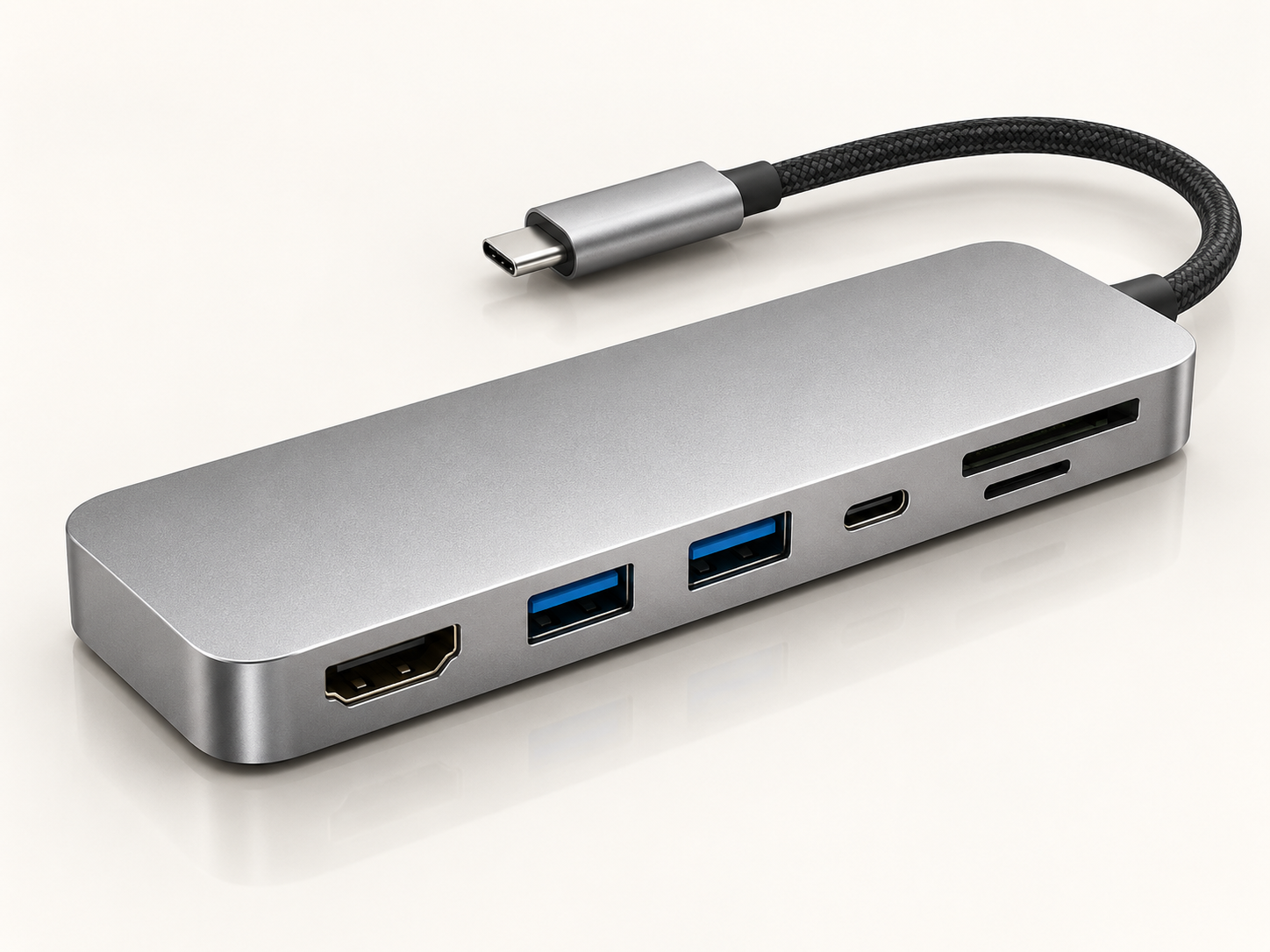 Basic 5-in-1 USB-C docking station