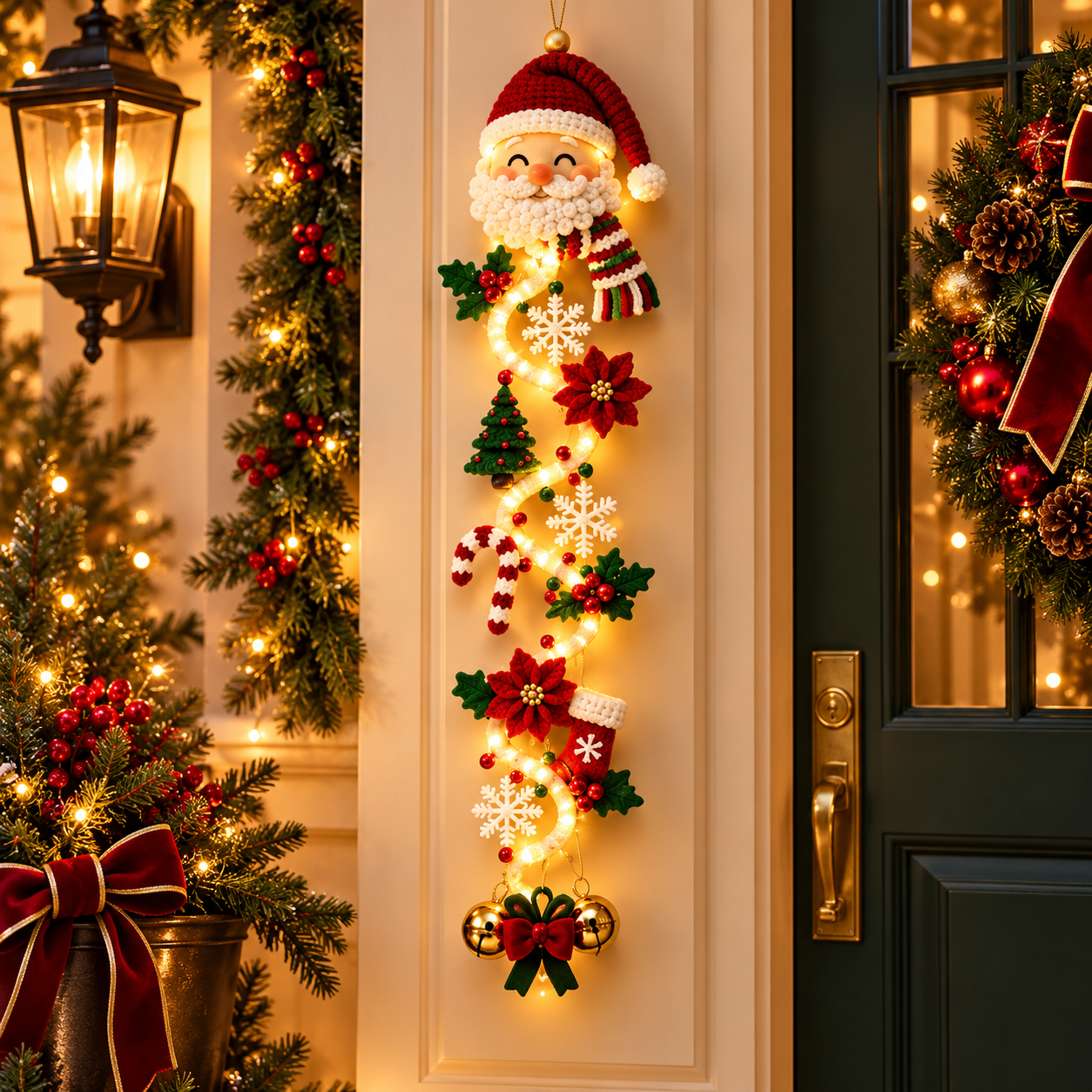 Glowing Santa